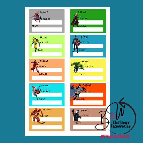 Book Labels 10PK