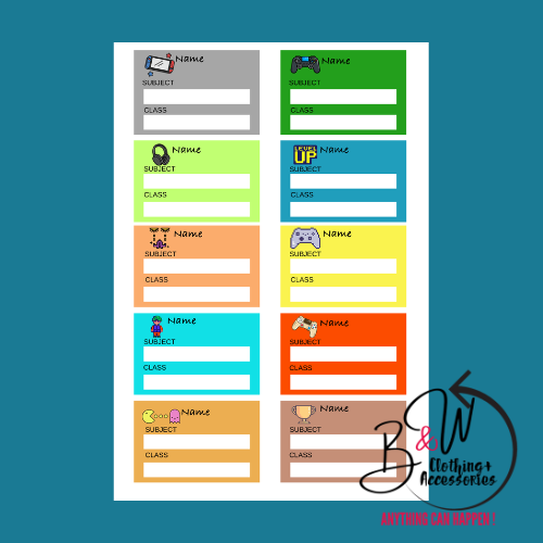 Book Labels 10PK