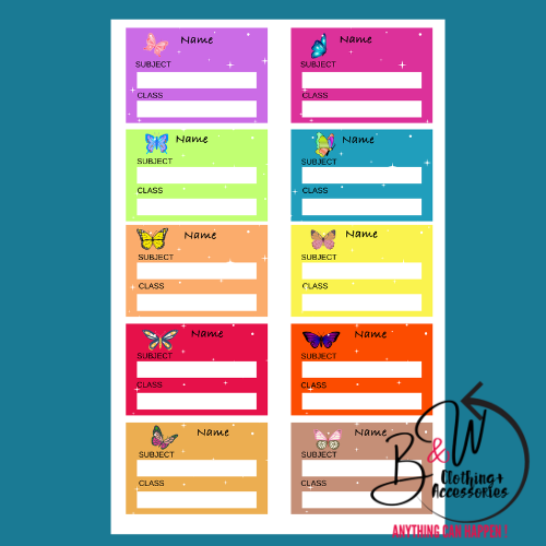 Book Labels 10PK