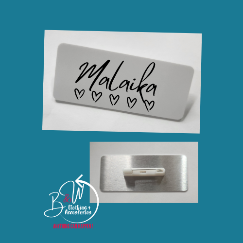 Printed Name Tags