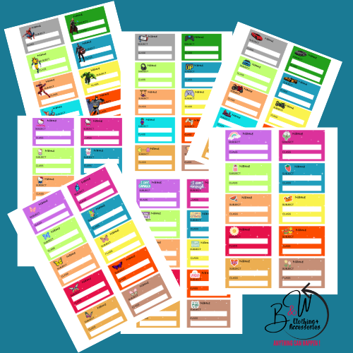 Book Labels 10PK