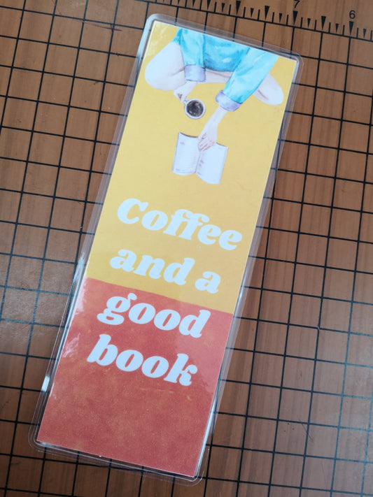 Coffee and a Good Book bookmark